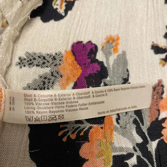 Free People FP One One Moonlight Floral Garden Maxi Raw Hem Dress - Picture 15 of 16